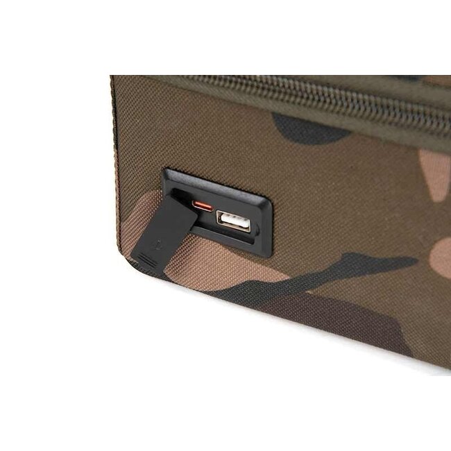 FOX Camolite Deluxe Gadget Safe - Sac à gadgets pour les blocs d'alimentation et l'électronique en Fox Camo