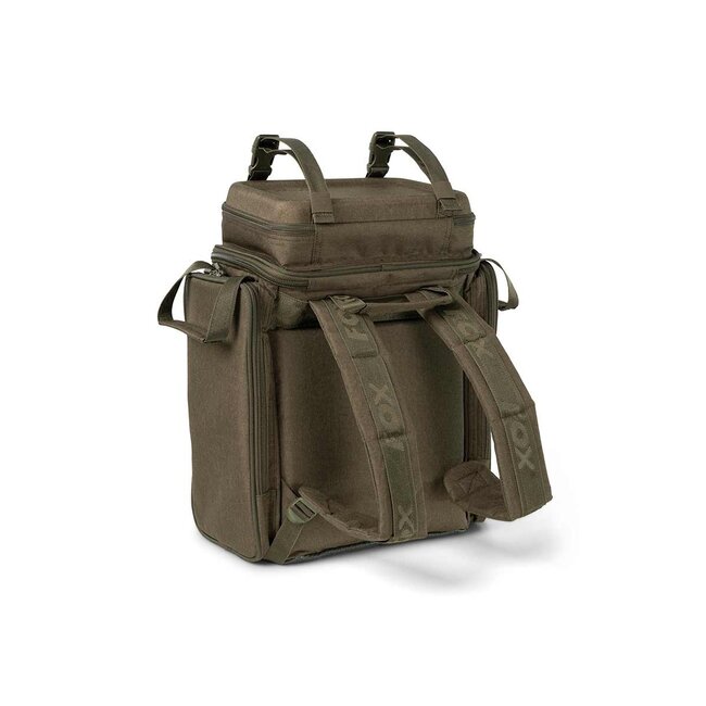 FOX Sac à dos Voyager pour les sessions courtes et la pêche à l'affût avec un espace de stockage de 24L