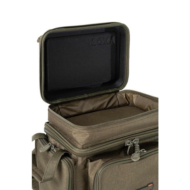 FOX Sac à dos Voyager pour les sessions courtes et la pêche à l'affût avec un espace de stockage de 24L