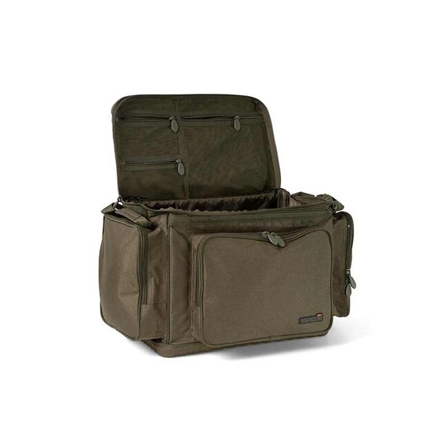 FOX Sac Voyager Barrow pour ranger les articles de pêche avec base et couvercle moulés