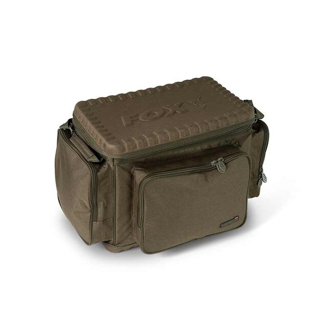 FOX Sac Voyager Barrow pour ranger les articles de pêche avec base et couvercle moulés