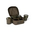 FOX Voyager 6 Pot Hookbait Case pour le stockage des hameçons, des dips et des liquides