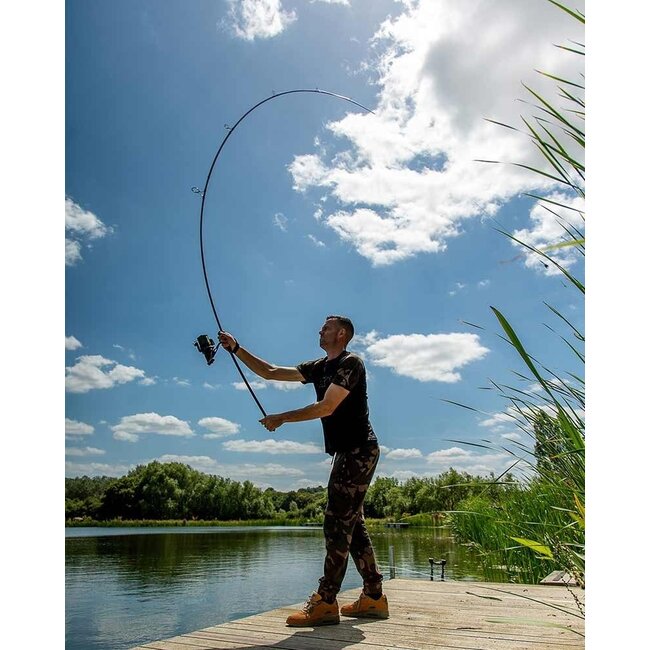 FOX Canne à pêche Horizon X4 S 12ft 3.5LB Full Shrink avec action rapide et lancers précis