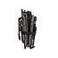 Trakker Lit RLX à 8 pieds - Lit de pêche de luxe avec support lombaire réglable et 8 pieds robustes