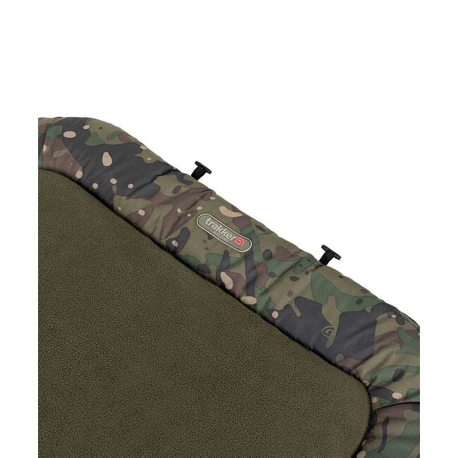 Trakker RLX 6 Leg Bed - Lit de pêche de luxe avec support lombaire réglable et pieds stables