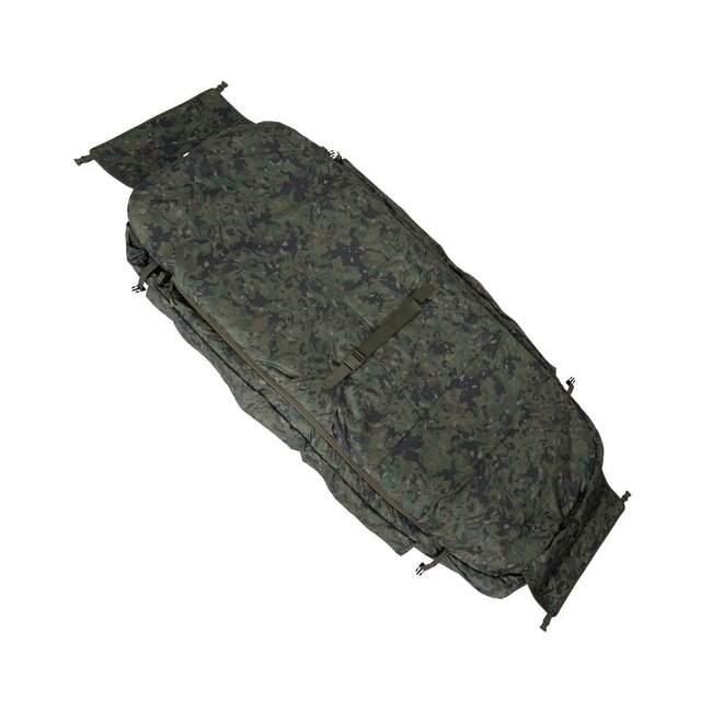 Trakker Sac de couchage 365 Camo - Isolation haute technologie avec doublure réversible pour une utilisation 5 saisons