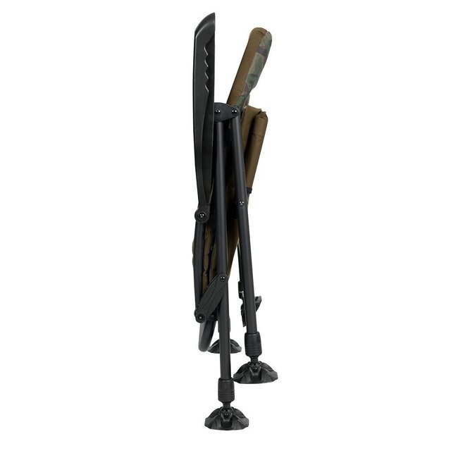 Trakker Chaise inclinable RLX - Chaise de pêche confortable avec dossier réglable et Trakker Camo