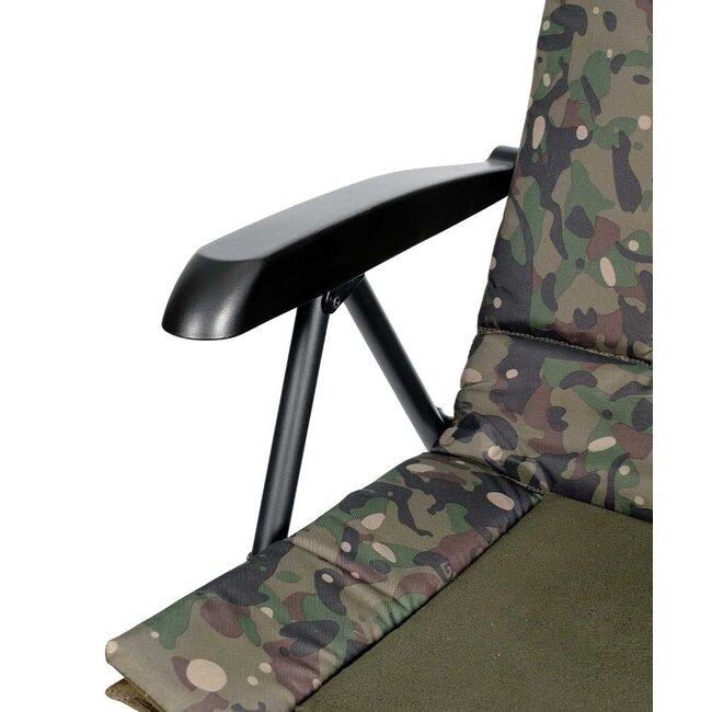Trakker Chaise inclinable RLX - Chaise de pêche confortable avec dossier réglable et Trakker Camo