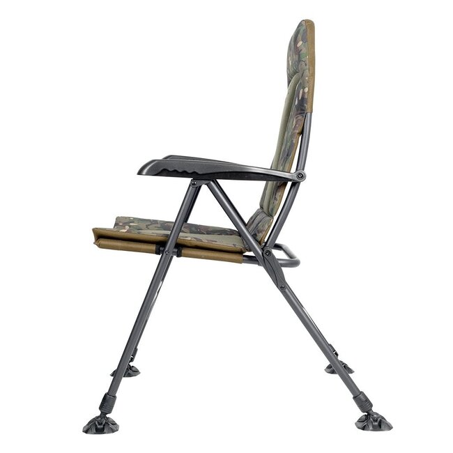 Trakker RLX Recliner Tall - Fauteuil réglable et confortable à motif camouflage pour l'extérieur