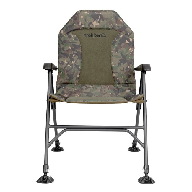 Trakker RLX Recliner Tall - Fauteuil réglable et confortable à motif camouflage pour l'extérieur