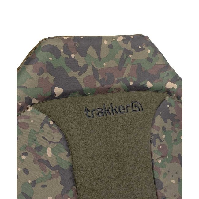 Trakker RLX Recliner Tall - Fauteuil réglable et confortable à motif camouflage pour l'extérieur