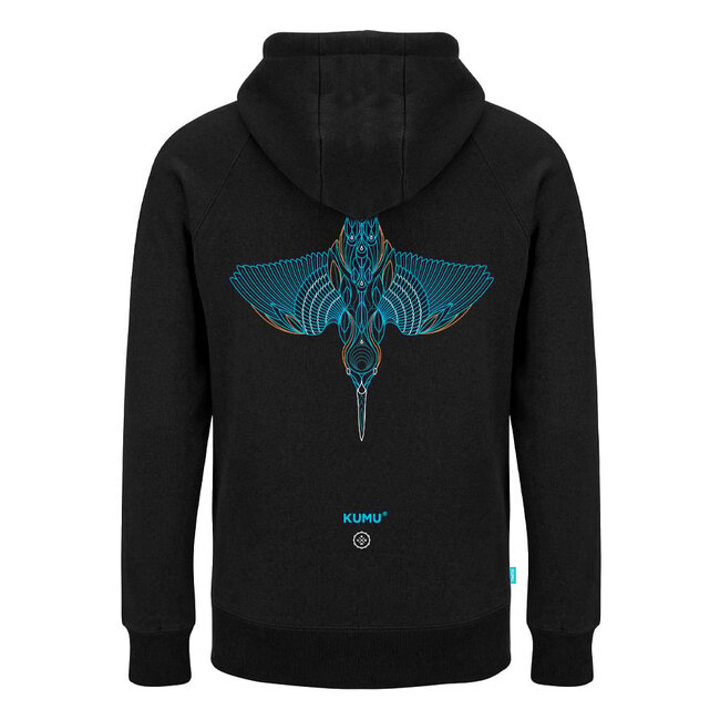 Kumu Take Flight Hoodie martin-pêcheur avec tissu brossé doux et luxueux et sweat à capuche