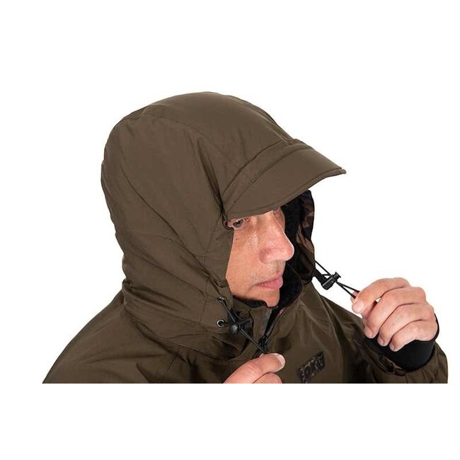 FOX Sherpa Tec Jacket - Veste d'hiver avec Sherpa Fleece - Khaki - Imperméable