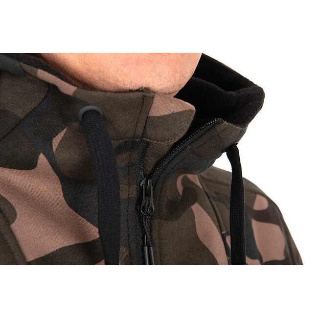 FOX Premium 310 Zipped Hoodie Camo - Hoodie luxueux et chaud avec fermeture à glissière complète