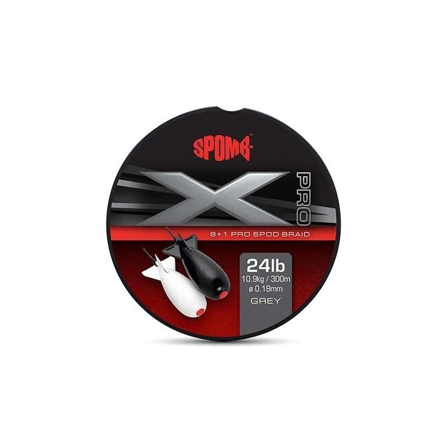 FOX SPOMB - X Pro Braid - Grey - 24lb - 300m