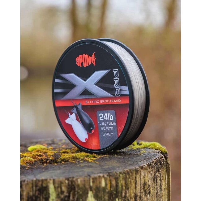 FOX SPOMB - X Pro Braid - Grey - 24lb - 300m