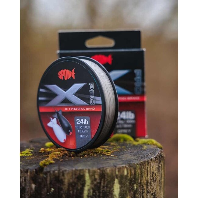 FOX SPOMB - X Pro Braid - Grey - 24lb - 300m