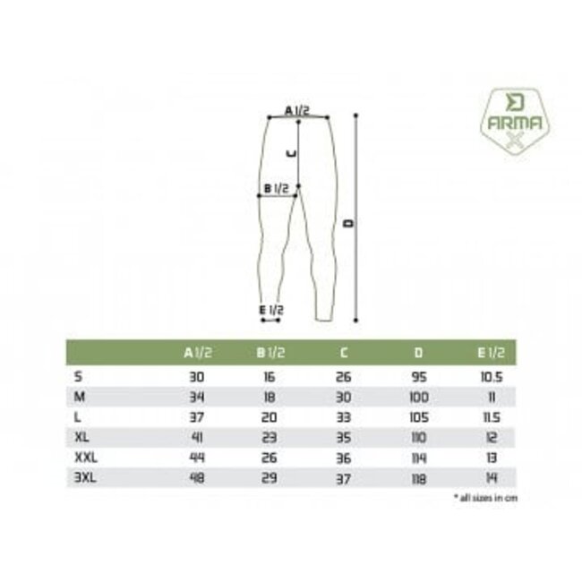 Delphin ArmaX - Sous-vêtements thermiques - Chauds - Elastiques - Vert foncé