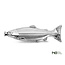 Delphin Inox Hip Flask Boost - gourde en acier inoxydable en forme de poisson d'une capacité de 140 ml