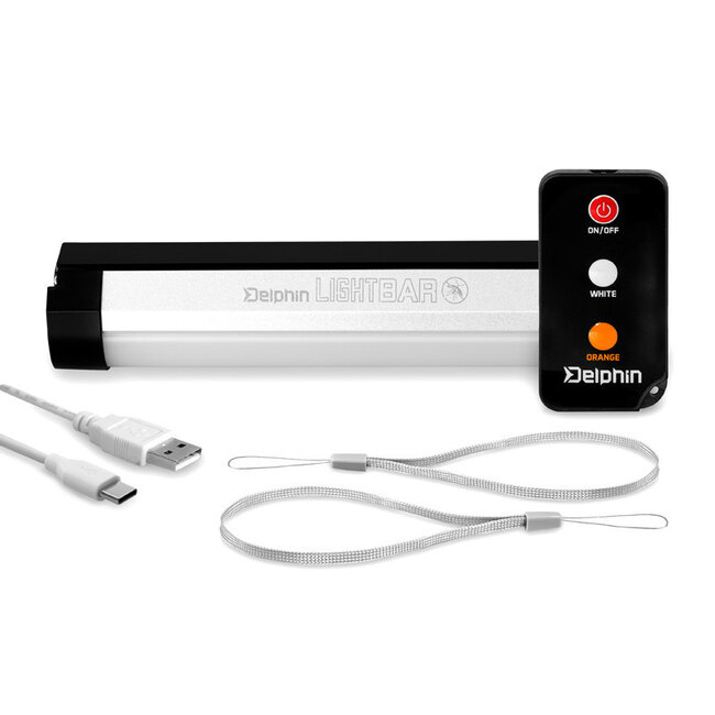 Delphin LightBAR UC Biwy Lamp - Lumière blanche/orange avec télécommande