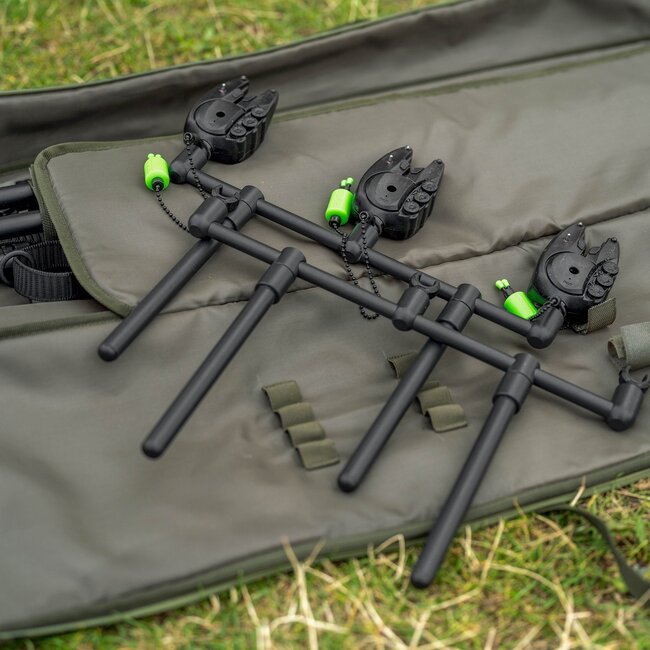 Avid Carp Pod d'extrémité pour 3 tiges avec système entièrement réglable.