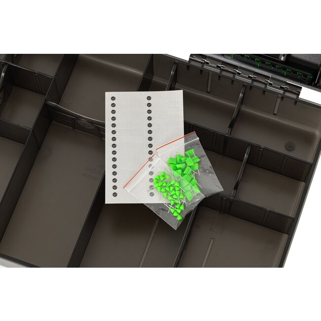 Korda Tackle Box Large - Collection complète avec accessoires populaires