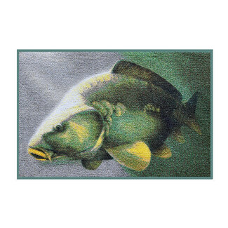 Delphin Tapis de carpe 3D - Paillasson - Antidérapant - 60x40 cm