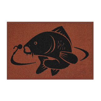 Delphin Tapis de carpe - Paillasson - Antidérapant - 60x40 cm