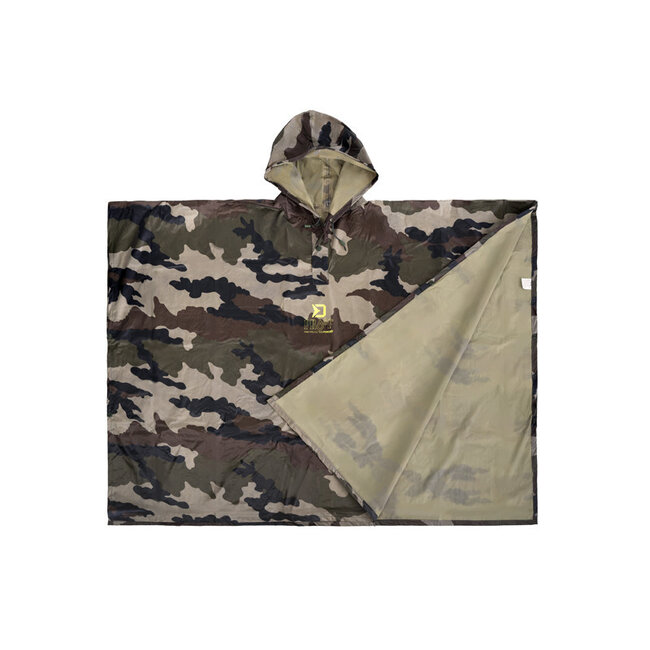 Delphin Poncho imperméable - Poncho de pluie camouflage avec format de transport compact