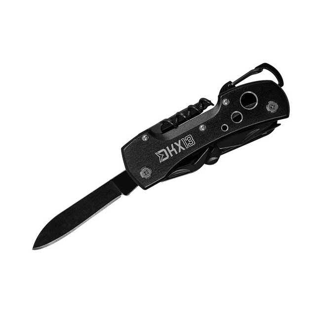 Delphin Couteau de poche KnifeX13 - Multitool avec 13 fonctions pour l'extérieur et les pêcheurs