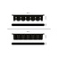 Delphin WallHOLD Support pour 6 tiges - Pratique et durable - Facile à assembler