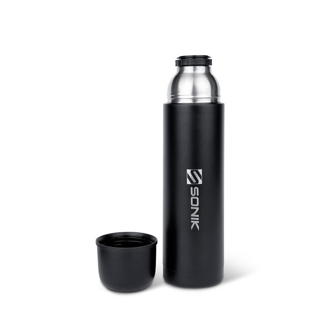 Sonik Sizzla Flask Thermos - 1L - Bouteille isolante à double paroi en acier inoxydable