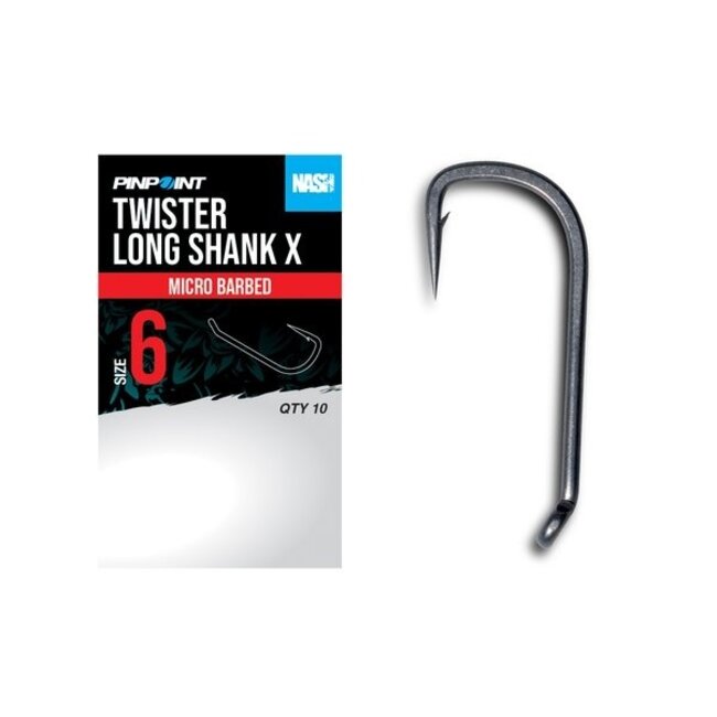 Nash Twister Long Shank X - Hameçon à carpe