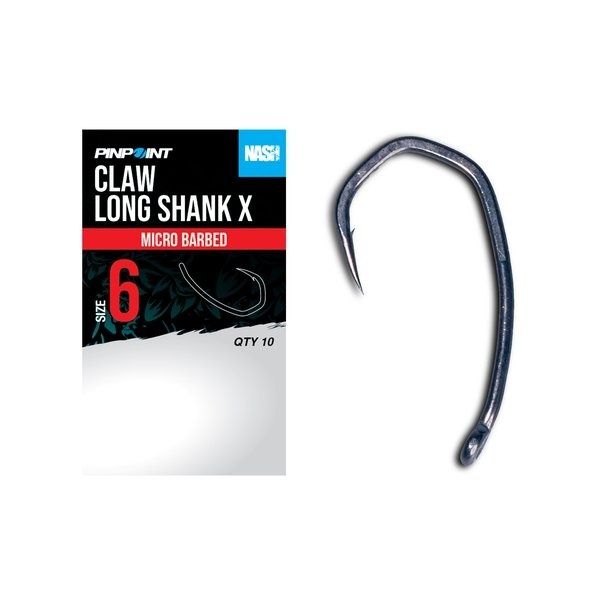 Hameçon Twister Long Shank X x10 - NASH