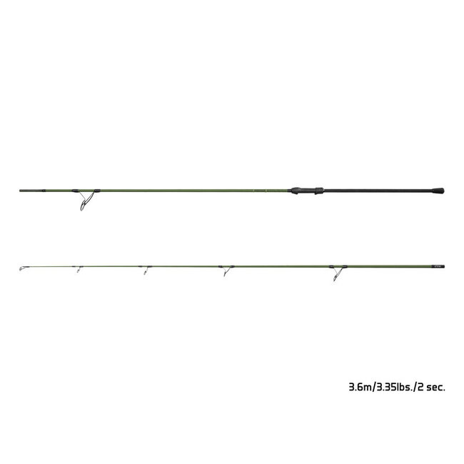 Delphin ETNA LongSHOT+ 12FT - 3.35LB - Camouflage Green - Canne à carpe
