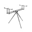 Delphin TPX3 Silver - TriPod pour 3 cannes - Rodpod