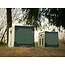Delphin Toilettes portables - Toilettes d'extérieur compactes - Vertes