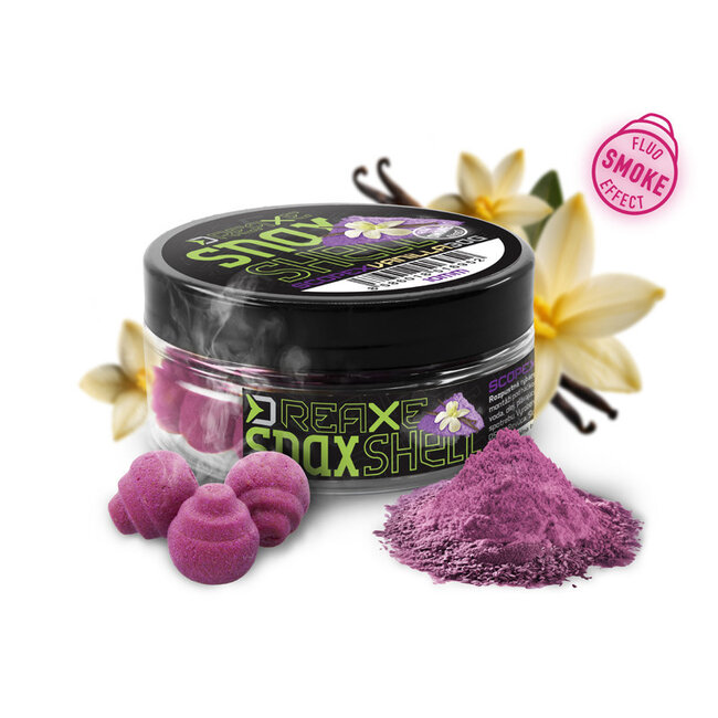 Delphin D Snax - Scopex & Vanilla - Forme de coquillage - Effet de fumée - Wafters