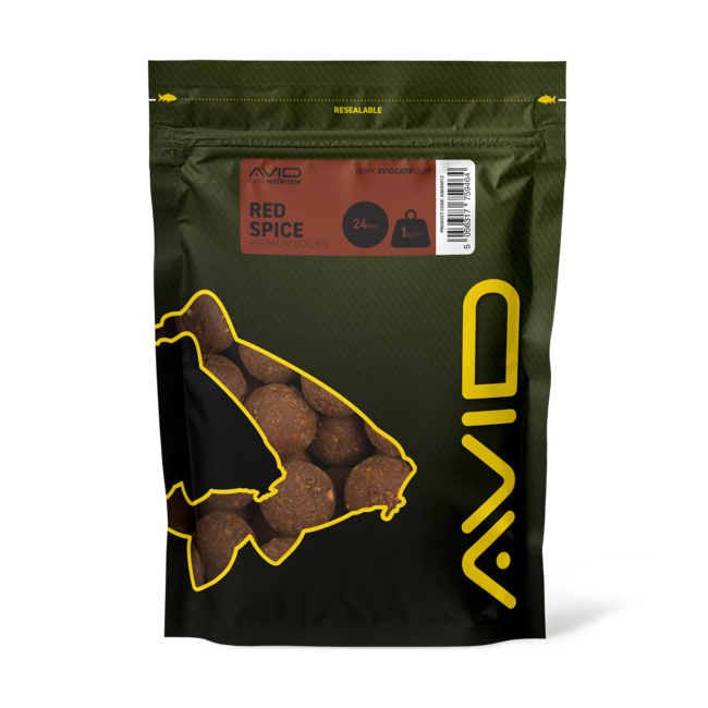 Avid Carp Red Spice - 1KG - Bouillettes