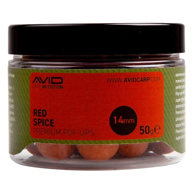 Avid Carp Épices rouges - 14 mm - Pop-Ups