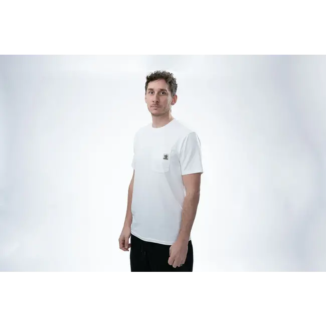 Nash Make It Happen Badge Pocket - T-shirt - Blanc