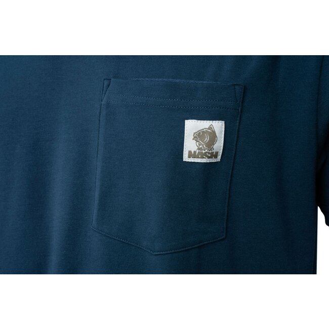 Nash Make It Happen Badge Pocket - T-shirt - bleu marine