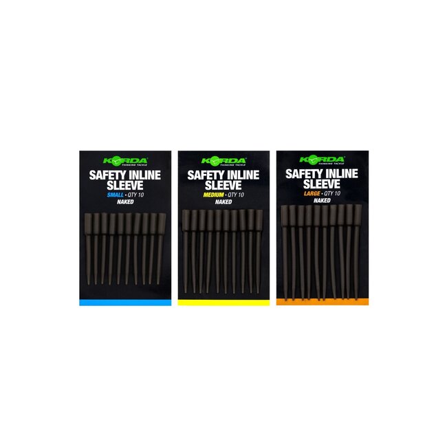 Korda Safety Inline Sleeve Naked - Pêche en ligne en toute sécurité sans tuyau