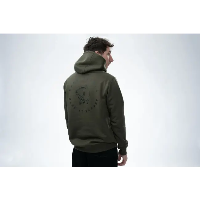 Nash Make it Happen - Sweat à capuche avec logo Carpe - Vert