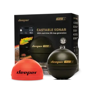 Deeper Chirp+ 3 - Sonar intelligent - sans fil - 3 faisceaux - Détecteur de poissons