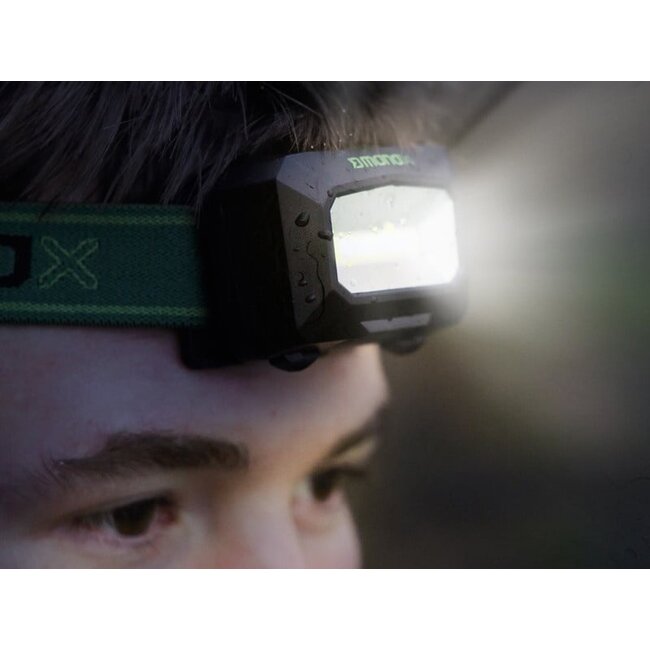 Delphin MonoX - Lampe frontale - LED blanches et vertes - USB-C rechargeable