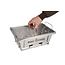 FOX Batterie de cuisine - BBQ pliable - acier inoxydable - pliable - avec sac de transport