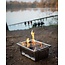 FOX Batterie de cuisine - BBQ pliable - acier inoxydable - pliable - avec sac de transport