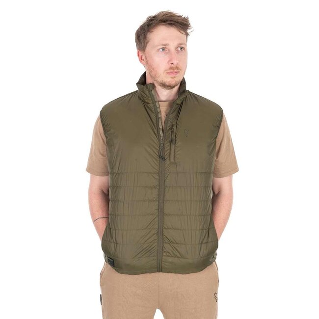 FOX 100 Gilet - Bodywarmer - Vert olive - Léger - Doublé