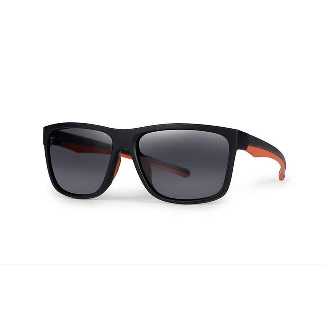 FOX Collection - Noir & Orange - Lunettes de soleil - Polarisées - UV400 - Etui rigide inclus